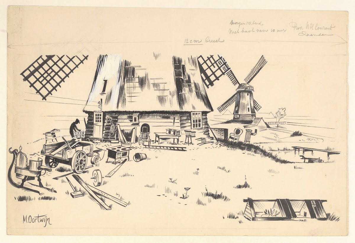 Molen te Grootschermer 1940 1950