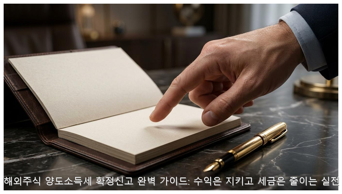 2026 해외주식 양도소득세 절세 및 확정신고 실전 가이드 핵심 안내 및 분석 인포그래픽 (2)