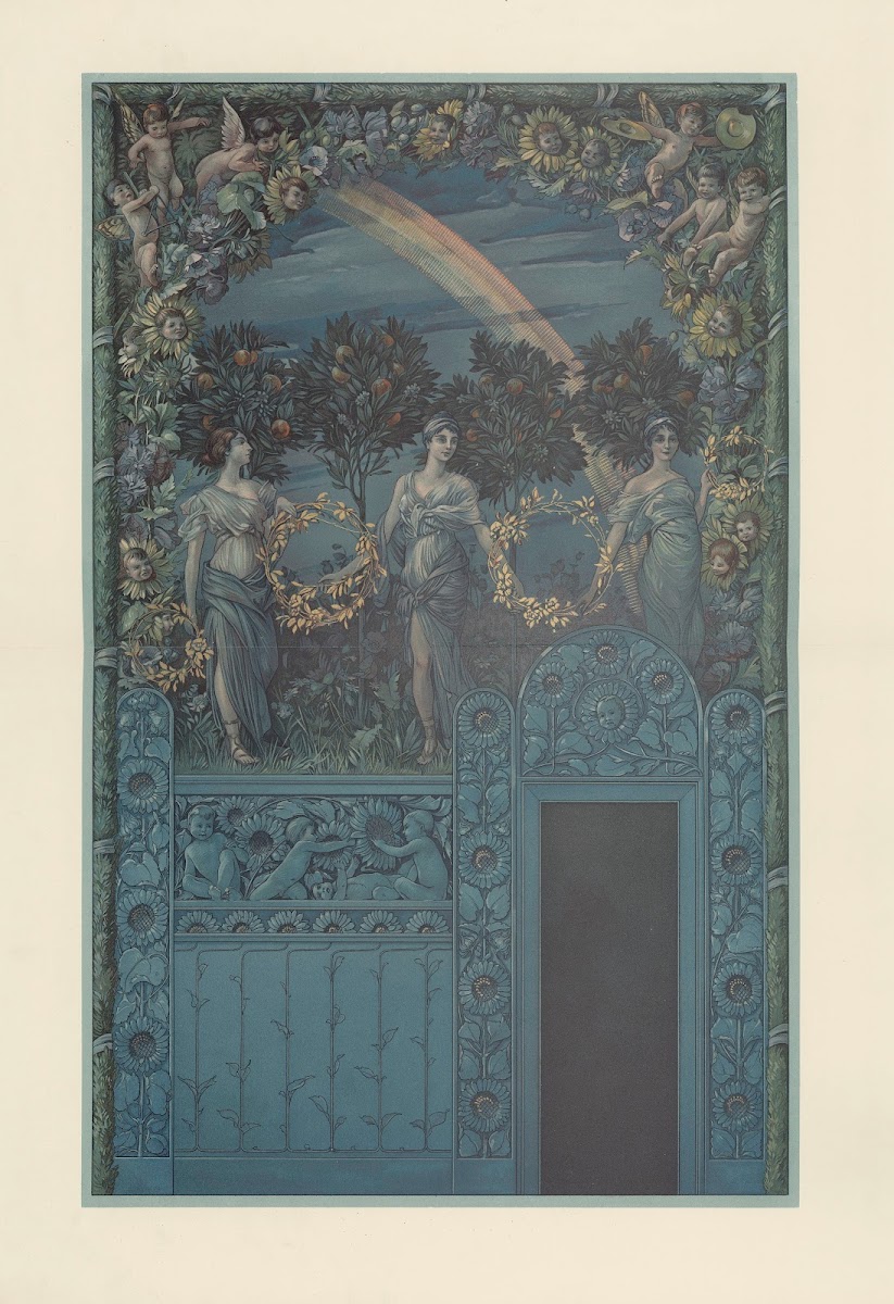 Naturalistische Decorationsmalereien Pl6 1903