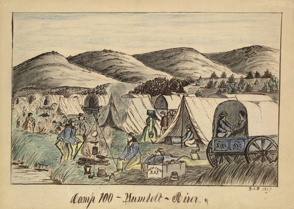 Camp 100  Humbolt River 1859
