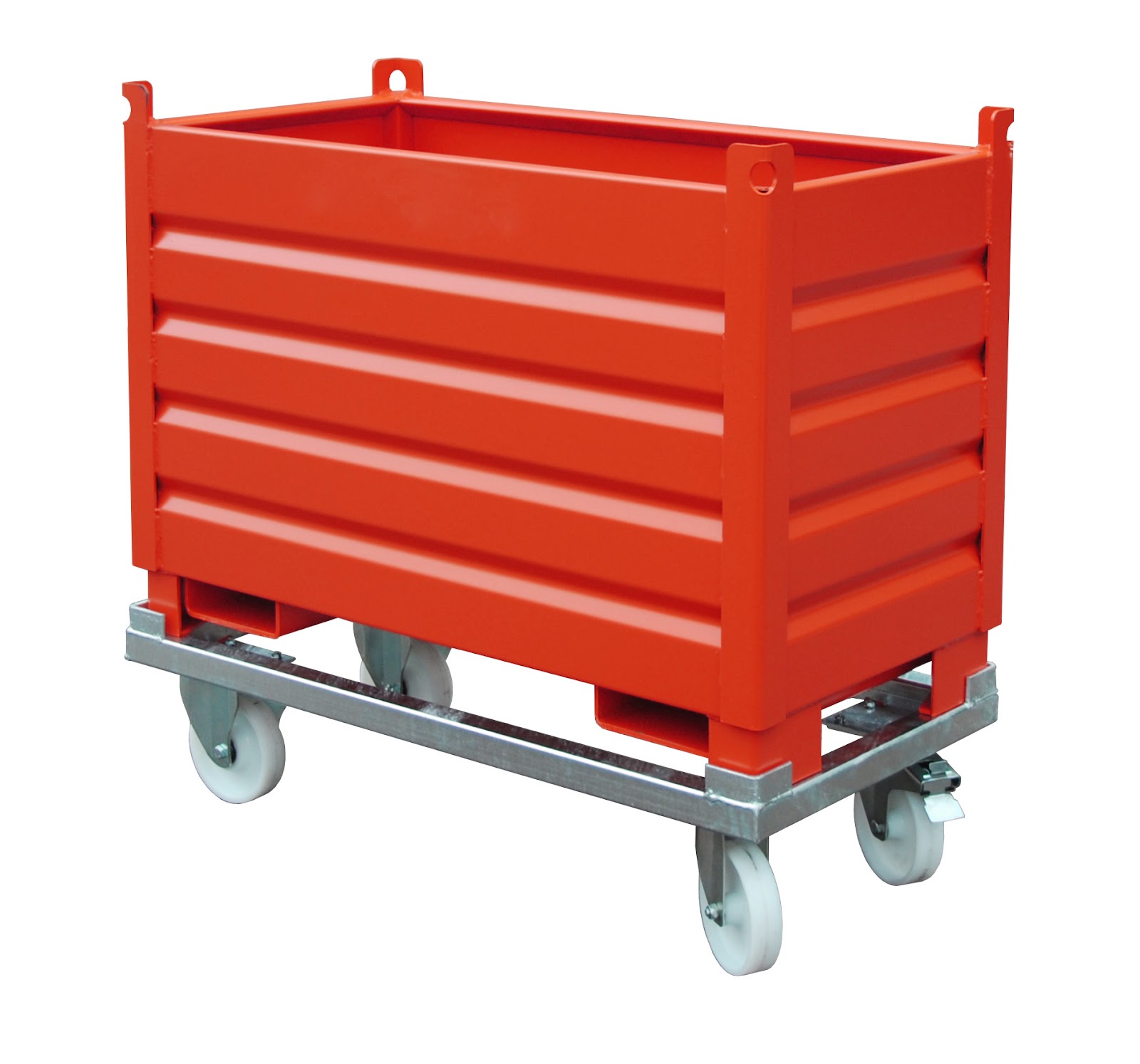Verzamelcontainer-System SBS 500, gelakt, Vuurrood