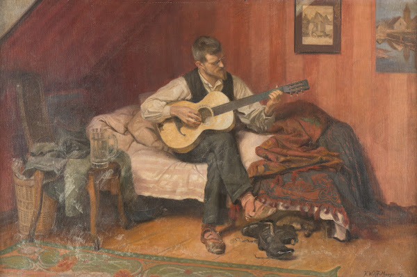 The guitar player 1909