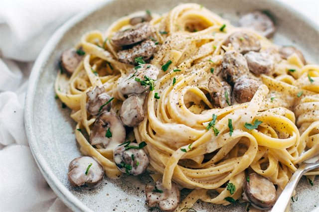 Pasta Nấm Kem Béo Ngậy