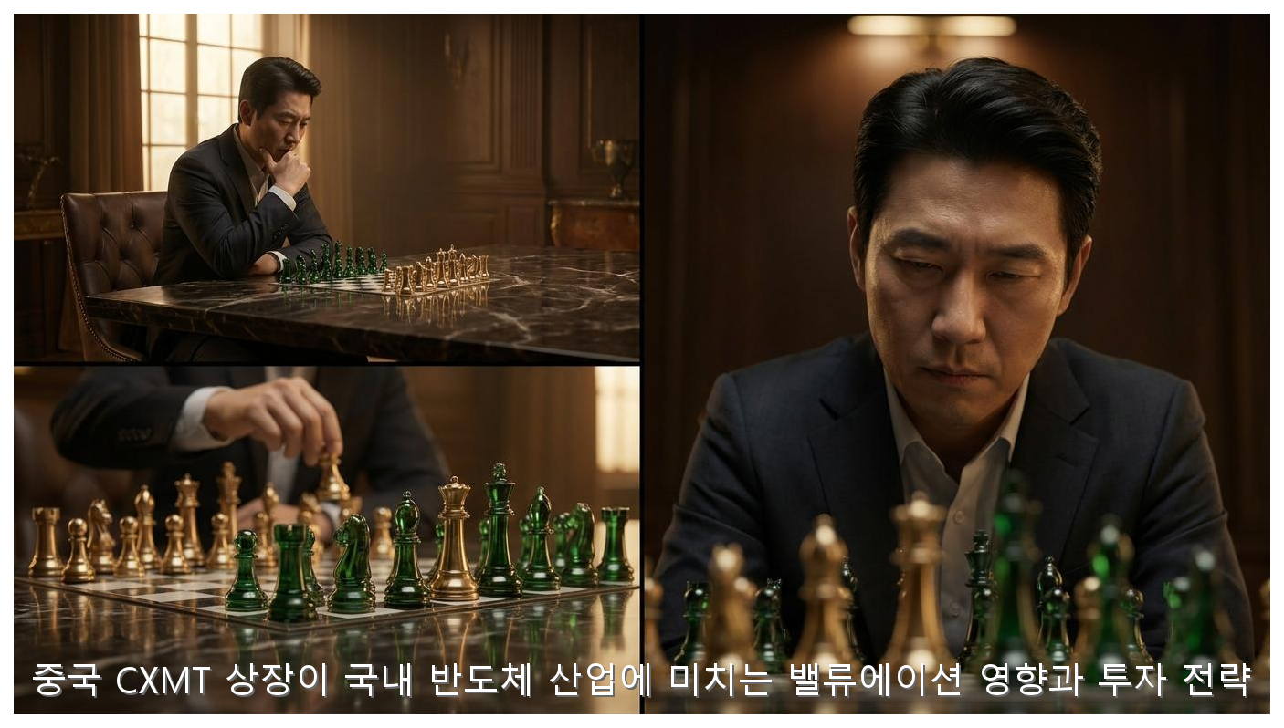 중국 CXMT 상장이 국내 반도체 산업에 미치는 밸류에이션 영향과 투자 전략 핵심 안내 및 분석 인포그래픽 (6)