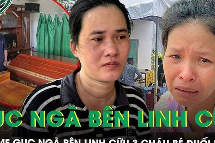 Cha mẹ khóc nghẹn, gục ngã bên linh cữu 3 cháu bé đuối nước tử vong trên sông Trà Khúc - Báo Sức Khỏe &amp; Đời Sống