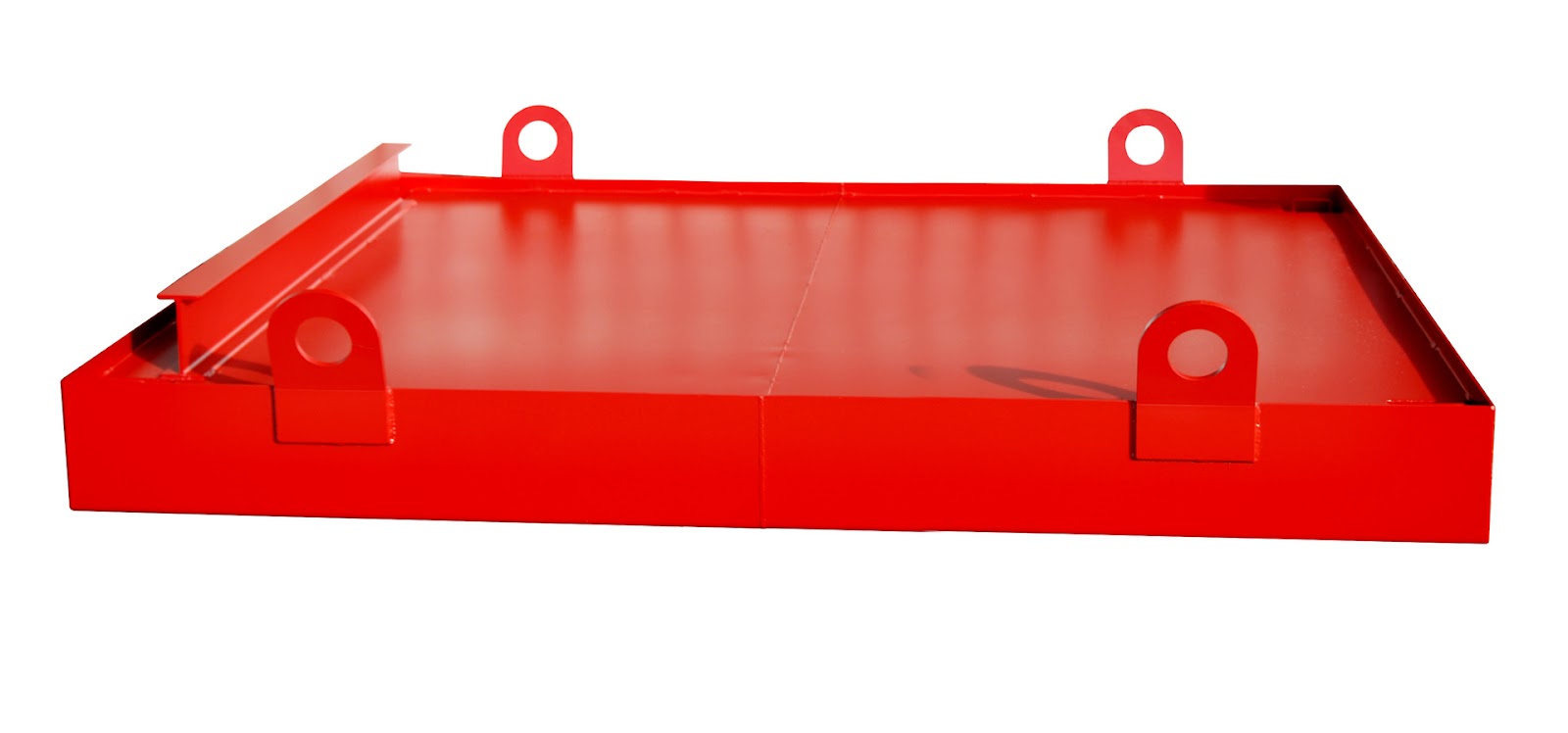 Containerbak CW 2, gelakt, Vuurrood