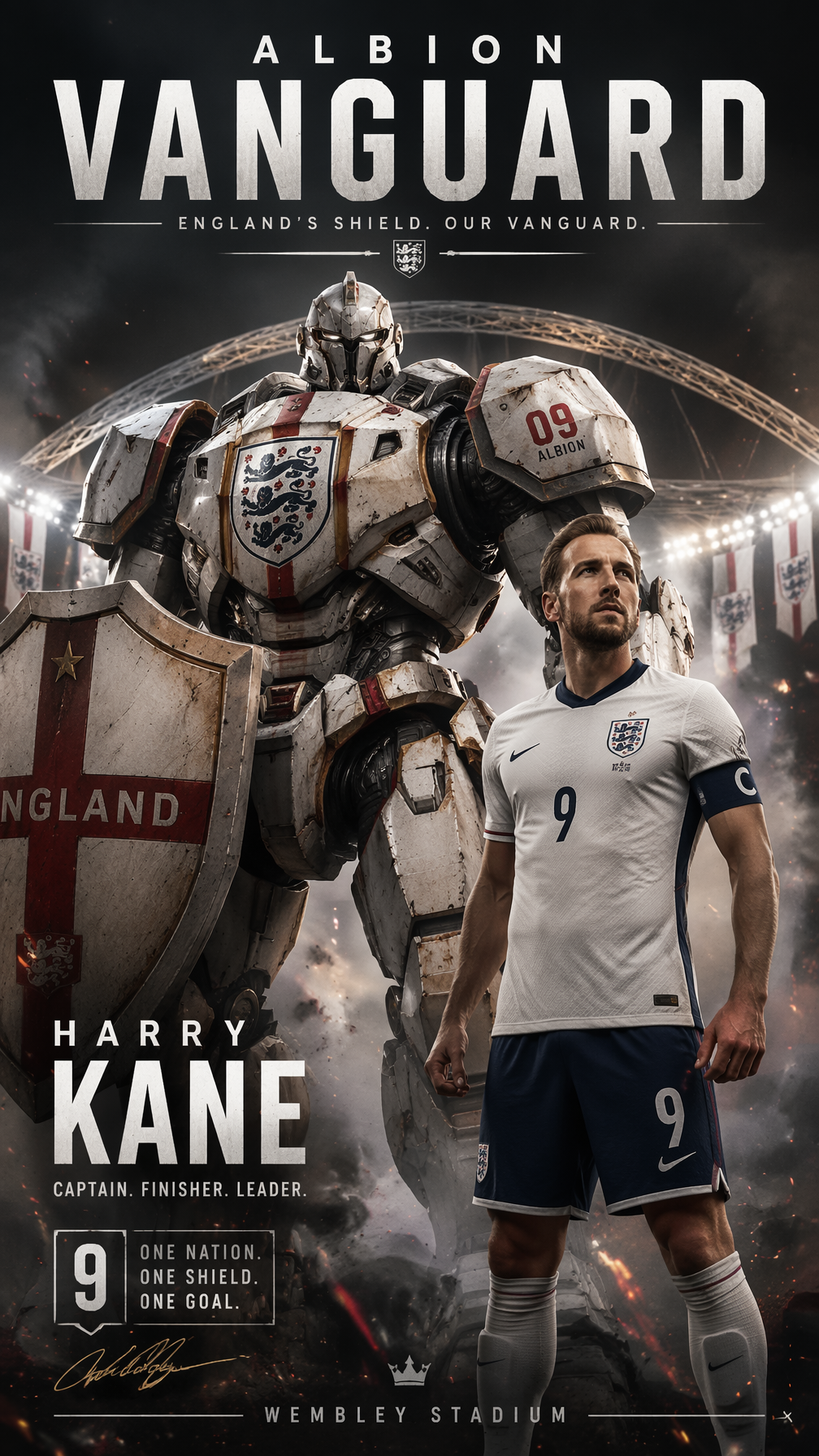 Inglaterra Harry Kane Albion Vanguard