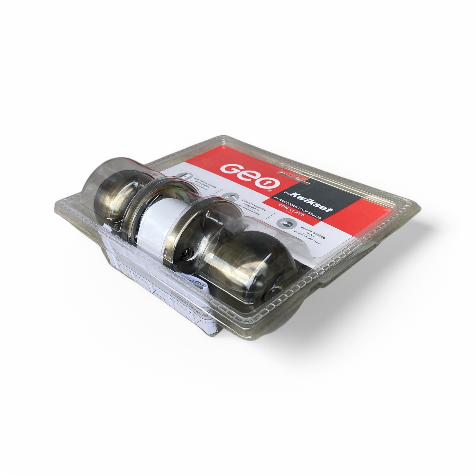 Geo Doorknob Round Handle