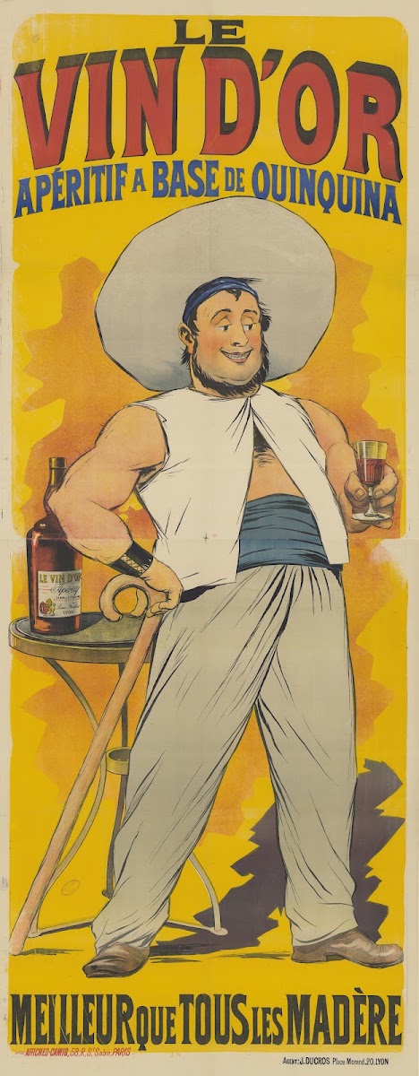 Le vin dor apéritif à base de quinquina Meilleur que tous les Madère 1892