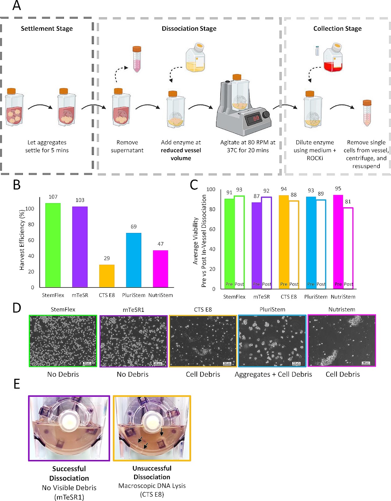 Robust bioprocess design and evaluation of commercial media for the serial expansion of human induced pluripotent stem cell aggregate cultures in vertical-wheel bioreactors