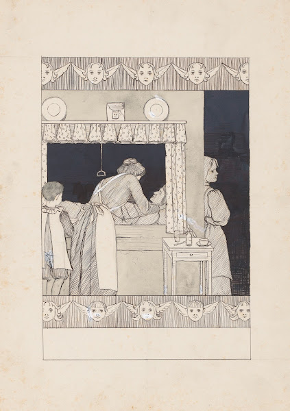 Zuster verzorgt een vrouw 1880 1930