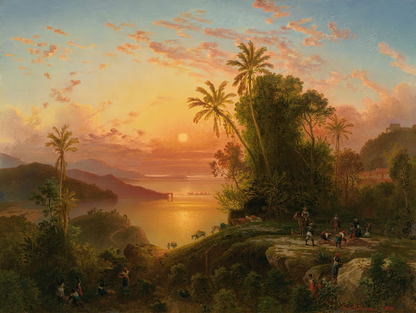 Costa De La Guaira A La Caida Del Sol 1874