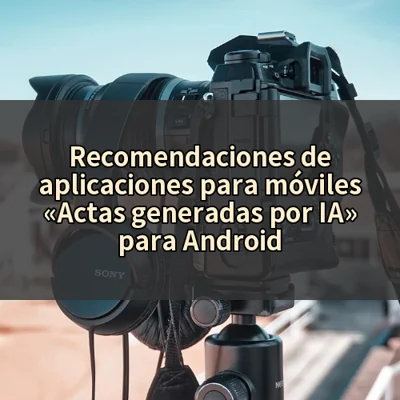 Recomendaciones de aplicaciones para móviles «Actas generadas por IA» para Android