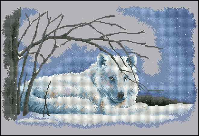 CMP 400486 Wolf In Snow