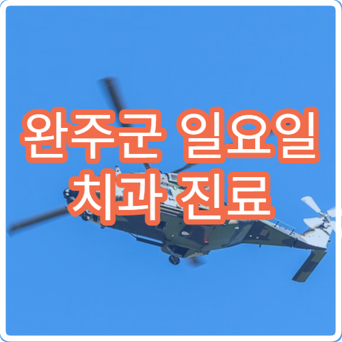 완주군 일요일 치과 진료 병원 – 치통, 충치, 사랑니 발치 가능한 주말 진료 치과