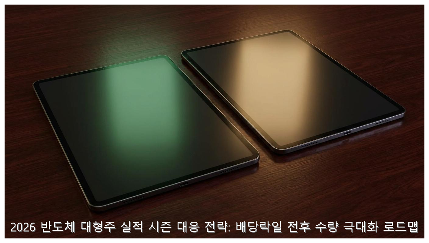 2026 반도체 대형주 실적 시즌 대응 전략: 배당락일 전후 수량 극대화 로드맵 핵심 안내 및 분석 인포그래픽 (6)