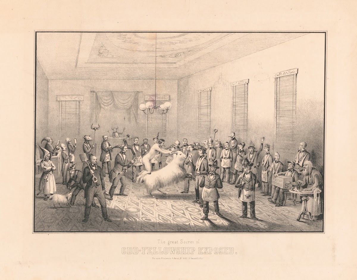 The great secret of Odd Fellowship exposed 1840 1860