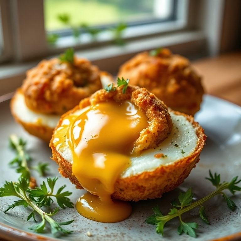Crispy Scotch Eggs with Herby Sausage Filling Recipe – Quick & Homemade Comfort Food finished