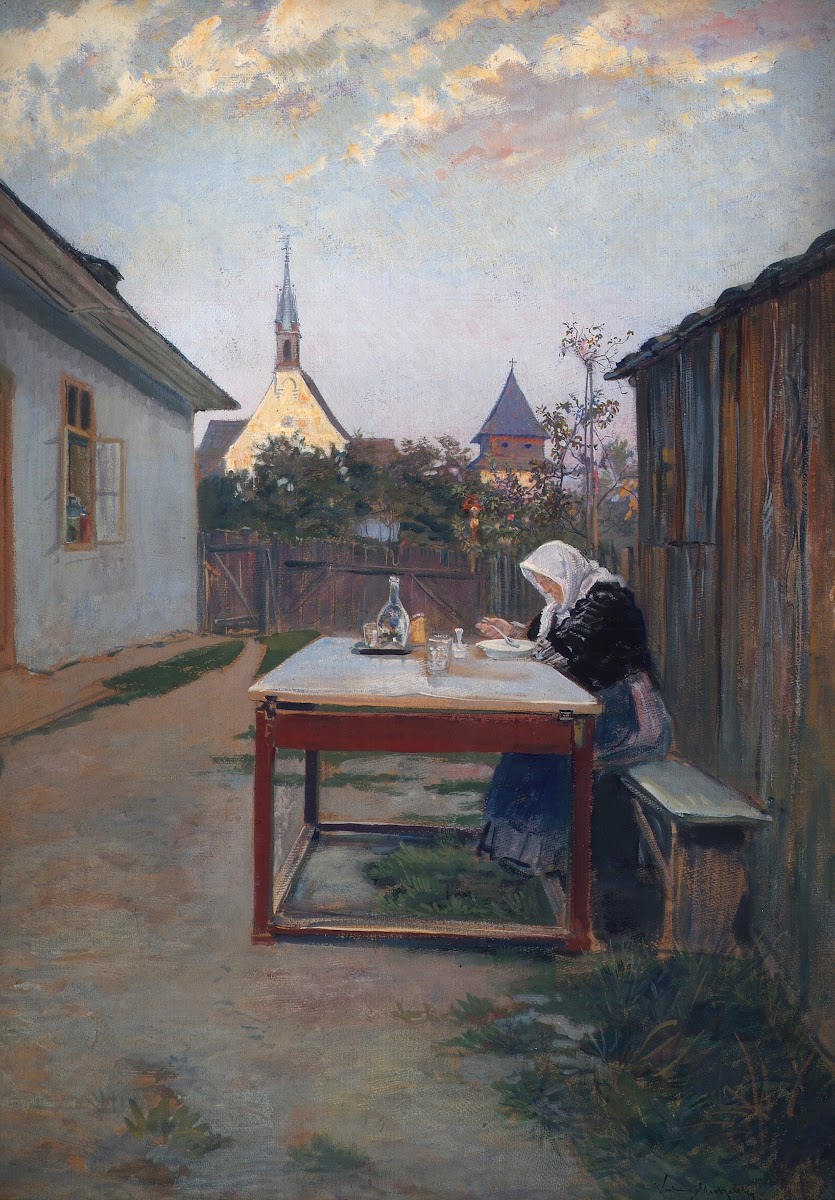 Meine Mutter Abendmahlzeit 1910