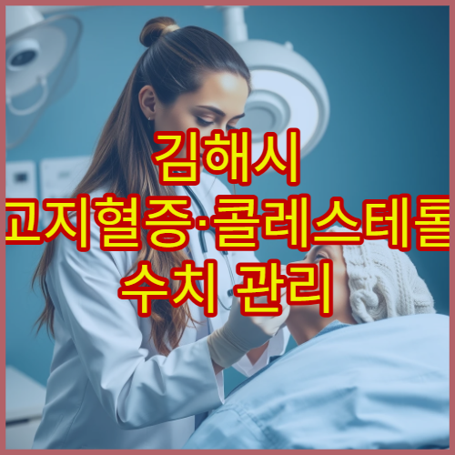 김해시 고지혈증·콜레스테롤 수치 관리 전문 내과 병원