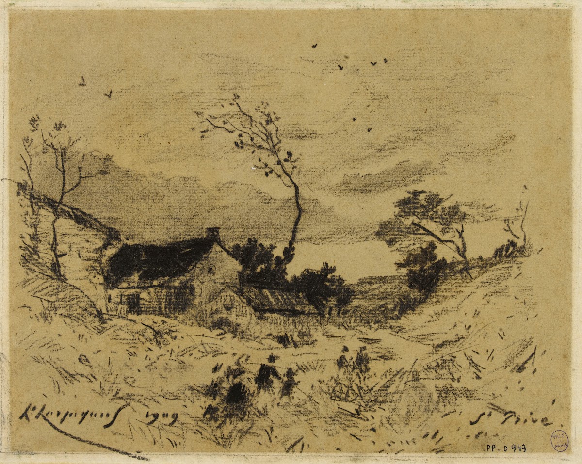 Paysage de Saint Privé 1909