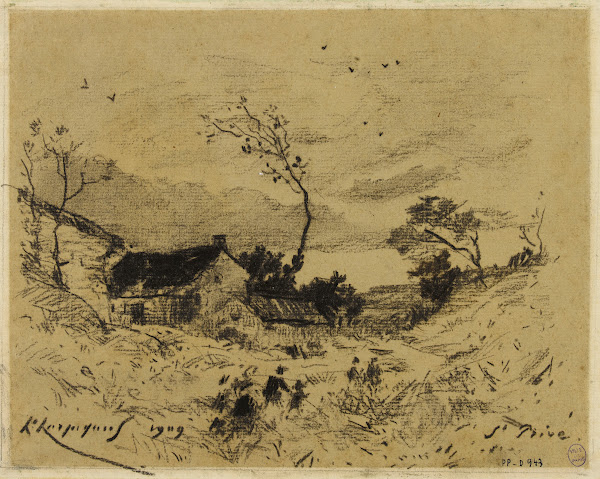 Paysage de Saint Privé 1909