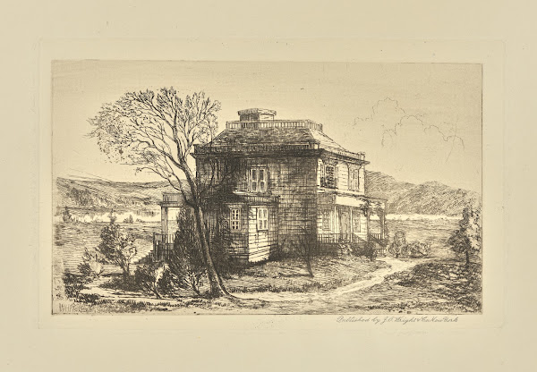 Side view of Joshua Hett Smith House at Haverstraw New York 1883
