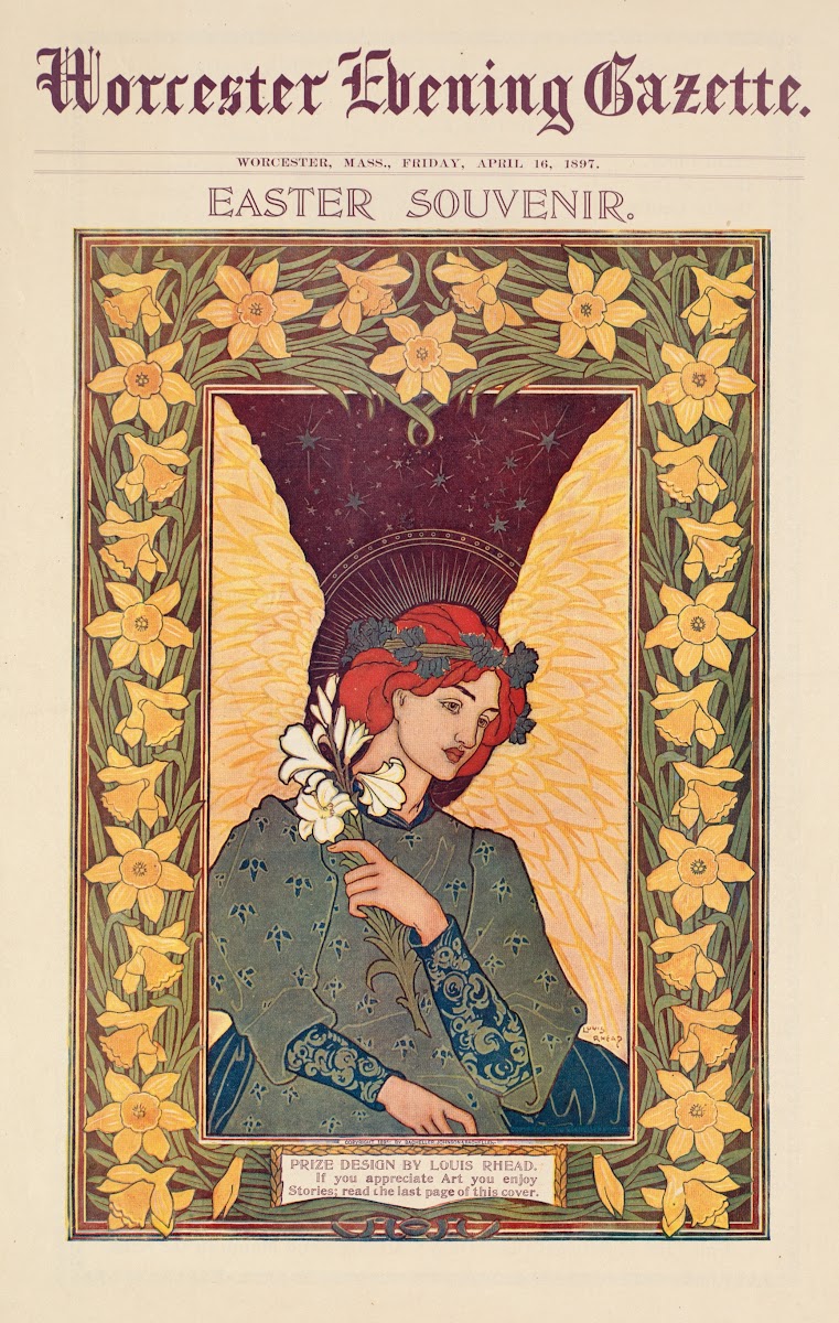 Worcester evening gazette Easter souvenir 1896