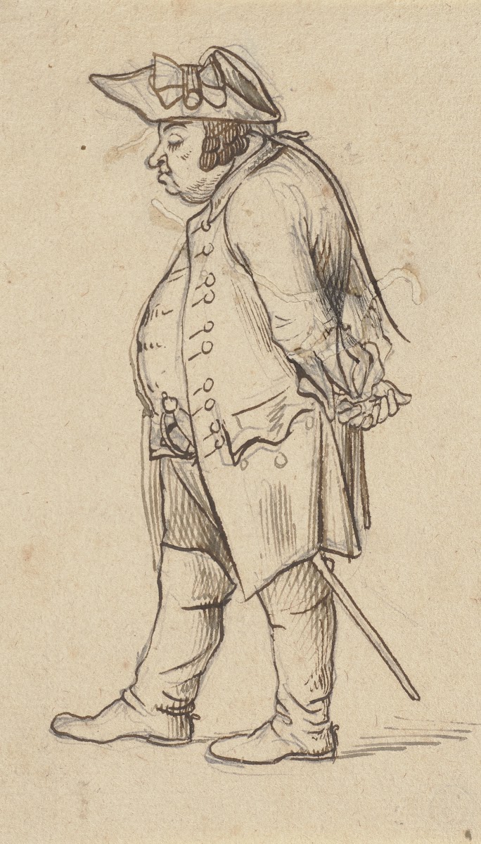 Old officer standing