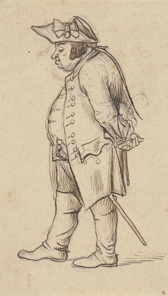 Old officer standing