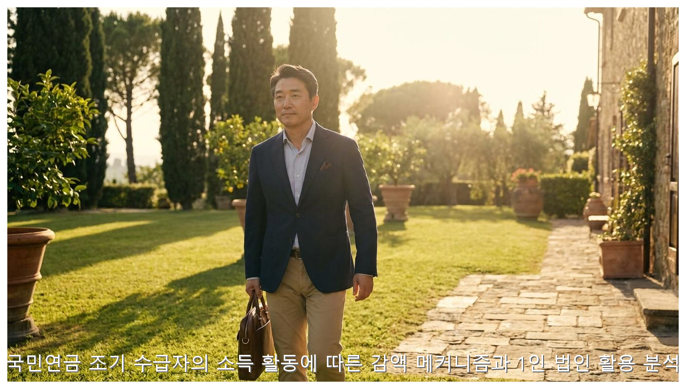 국민연금 감액 피하는 1인 법인 급여 설계 전략