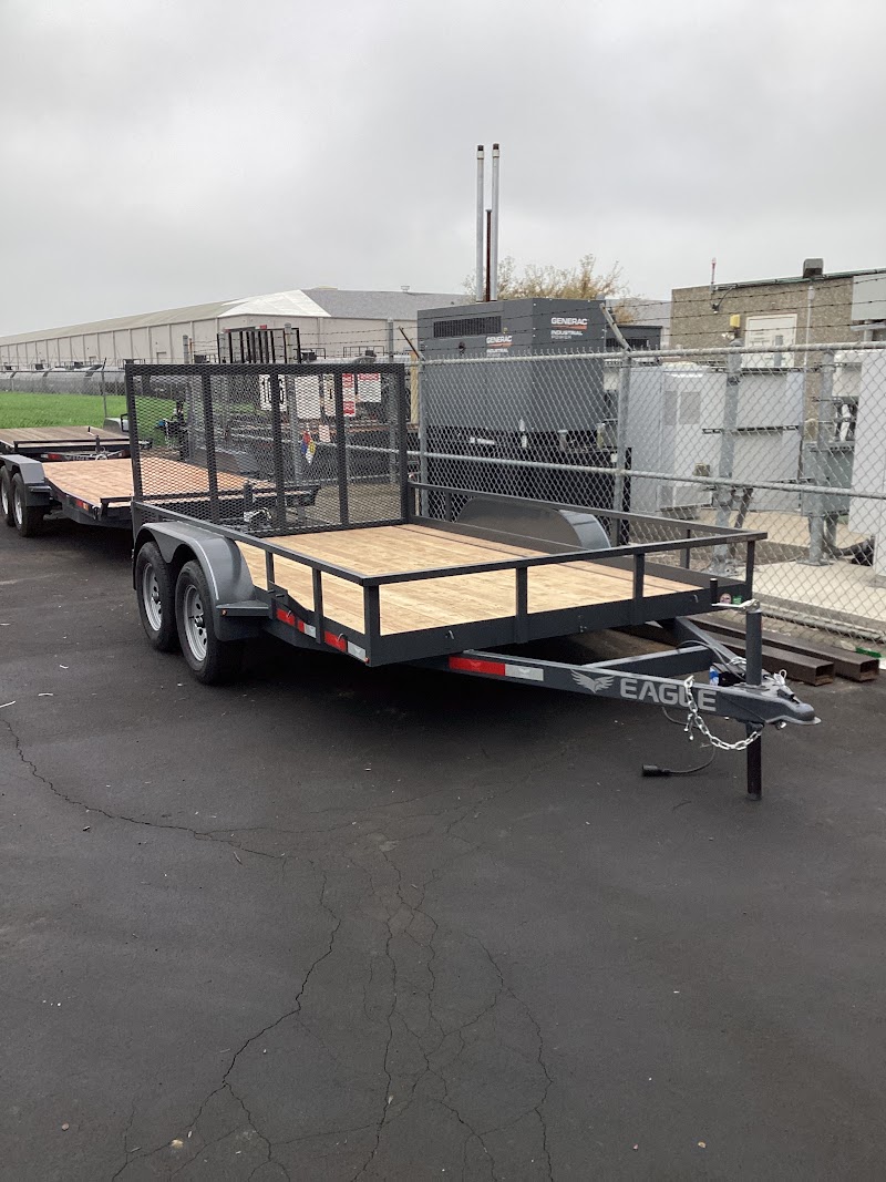 FAFH712TA2 7' x 12' x 7K Falcon Angle Flatbed