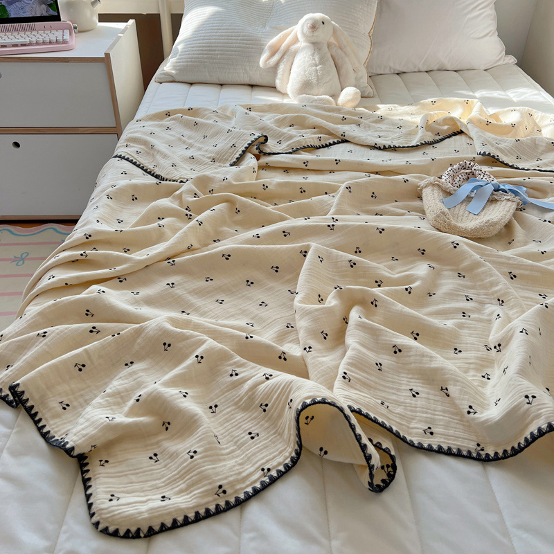 Cotton Muslin Blanket for Kids, 120x150cm