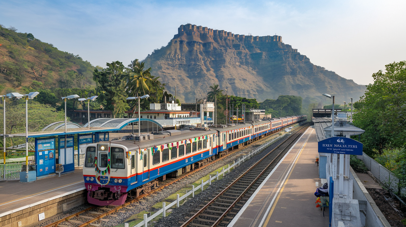 lonavala railway station to wet n joy water park