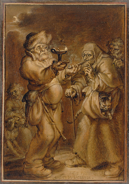 Moralizing Scene with an Old Woman and a Man 1631