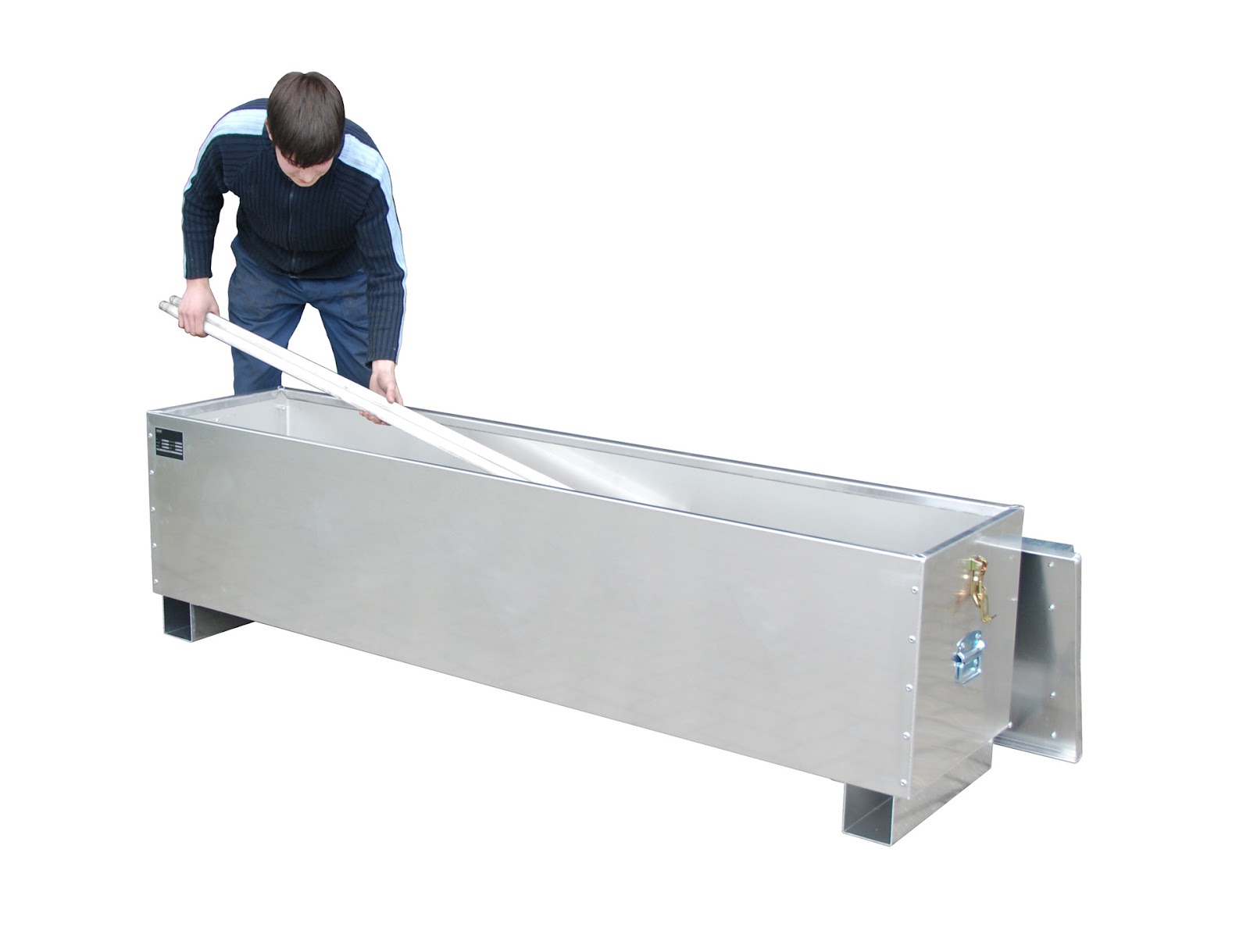 TL-buizen-box AL-D 150, aluminium
