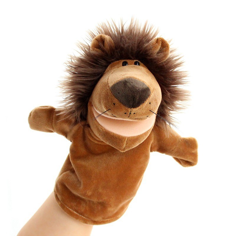Plüsch-Handpuppe Löwe, 24 cm
