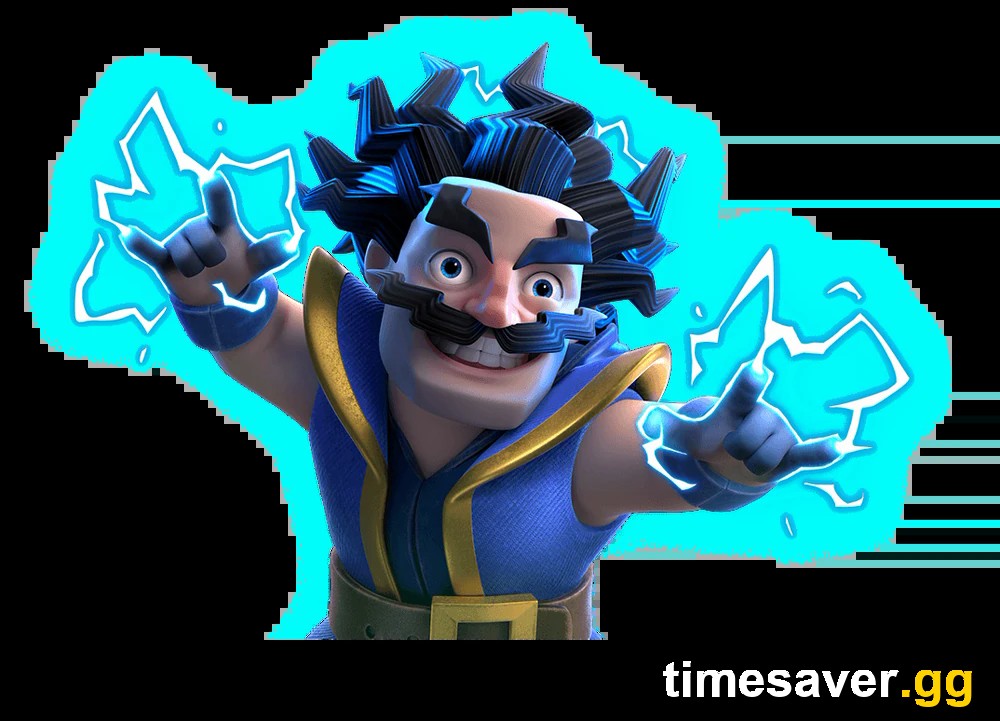 Clash Royale Electro Wizard card render — the Hero that Season 88 leaks point to
