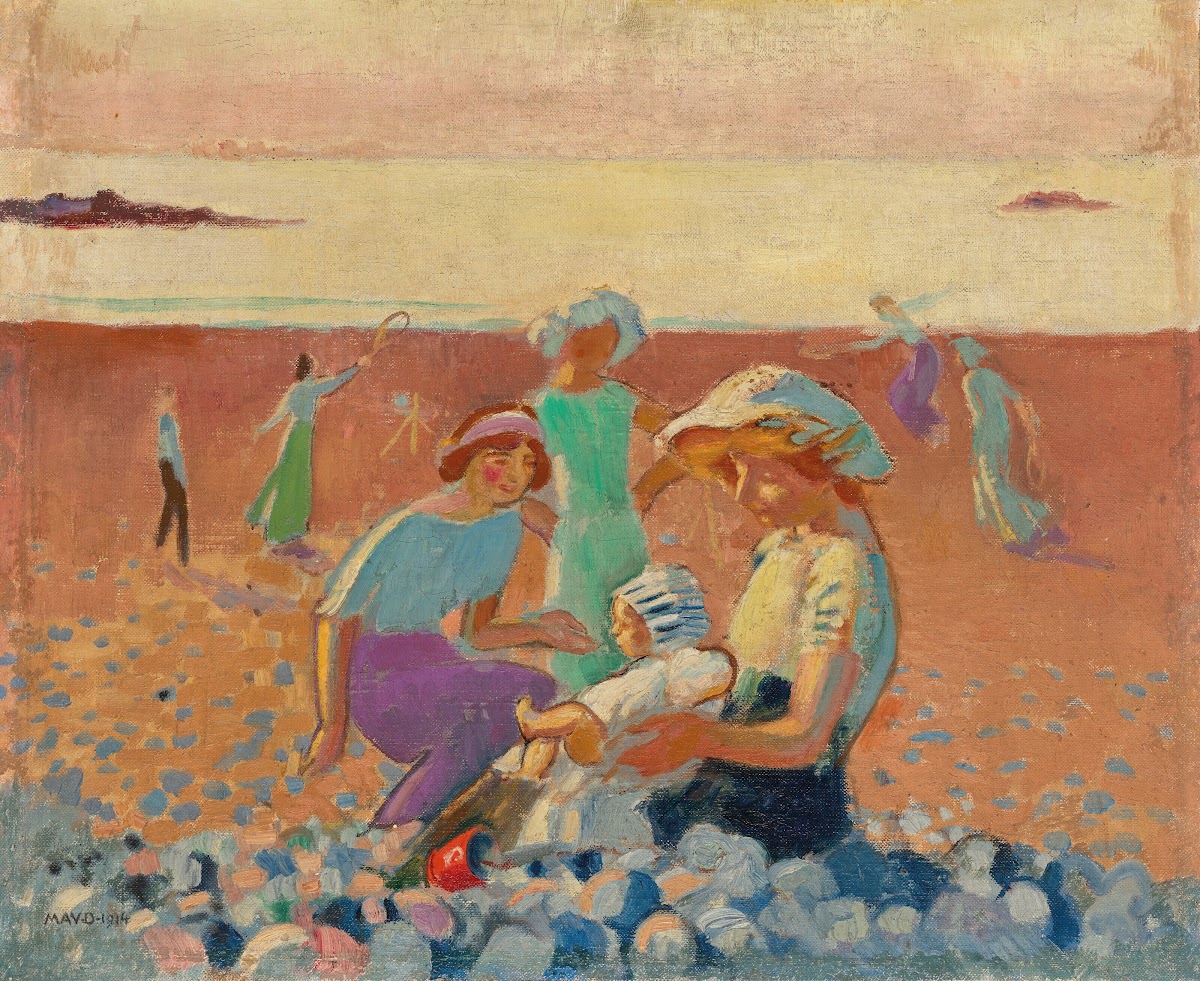 Petite Plage avec Joujou Bonnier 1911