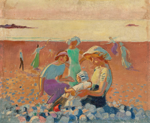 Petite Plage avec Joujou Bonnier 1911