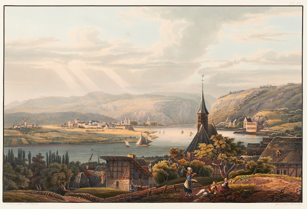 Vue de la ville dAnderach