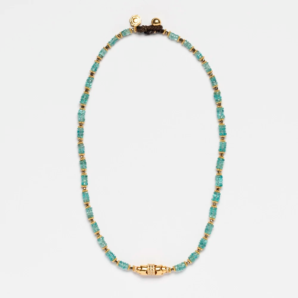Колье AZZURA APATITE