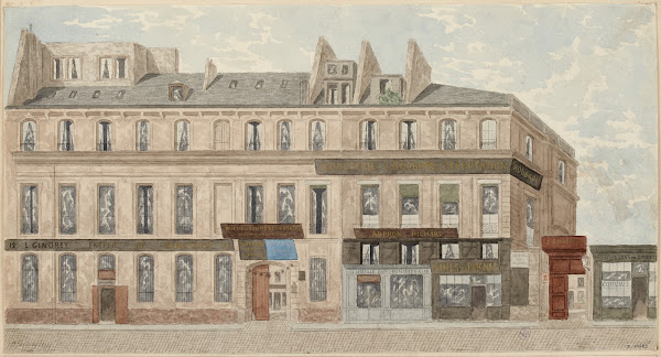 Rue Thévenot nº10 et 12 actuelle rue Réaumur 3ème arrondissement