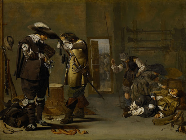 Soldiers Arming Themselves mid 1630s