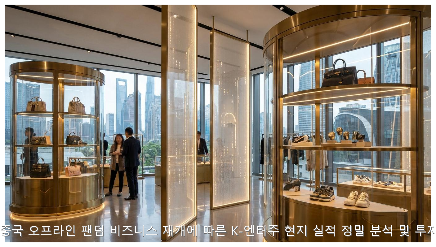 2026년 중국 오프라인 팬덤 비즈니스 재개에 따른 K-엔터주 현지 실적 정밀 분석 및 투자 가이드 핵심 안내 및 분석 인포그래픽 (3)