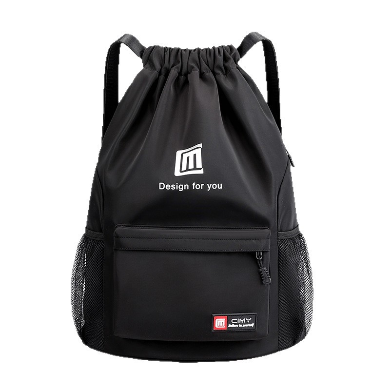 Nylon backpack, 20–35 L, breathable, drawstring