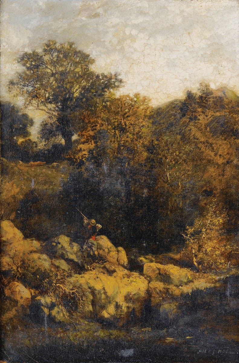 Hunter In A Landscape