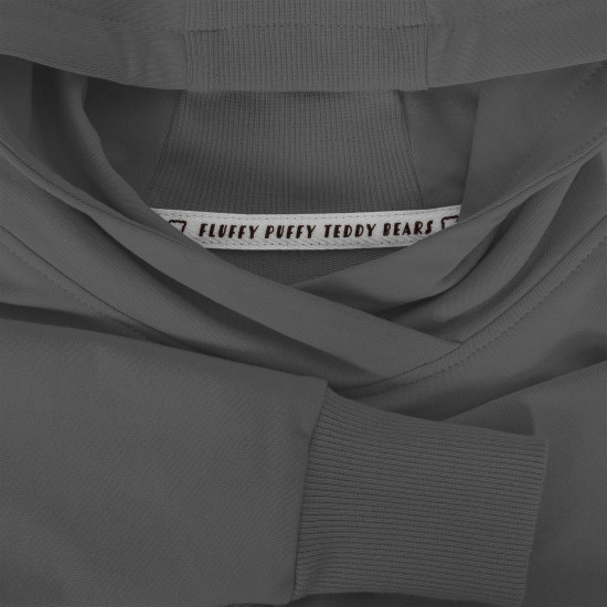 Children's hoodie Cebababy Fluffy Puffy (6/12m) Steve graphite