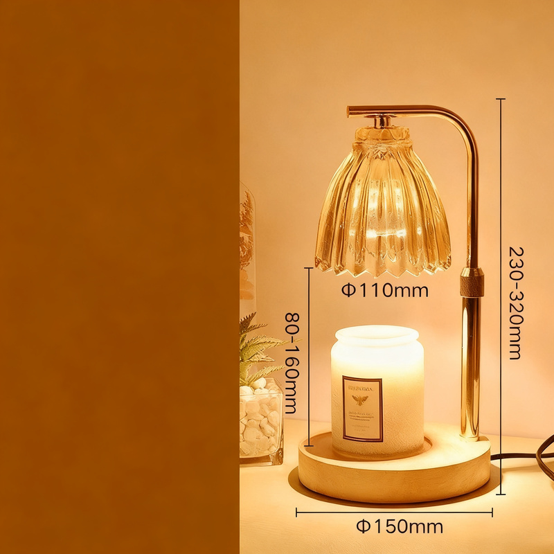 Wax melt fragrance lamp with dimming function