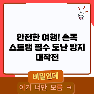 도난방지손목스트랩, 여행 필수템, 안전한 여행, 도난 방지, 여행 액세서리